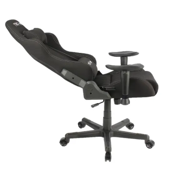 Fabric Ergonomic High Back Racer Style Video Gaming Chair Black - Techni Sport image {7}
