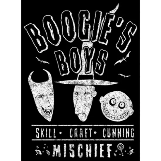 Men's The Nightmare Before Christmas Halloween Lock Shock and Barrel Boogie's Boys T-Shirt image {1}