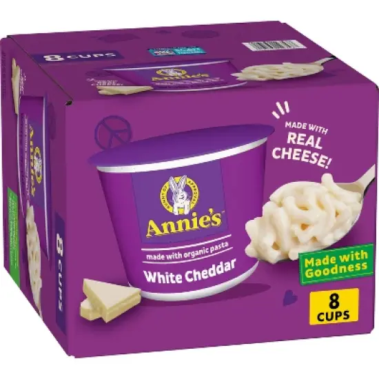 Annie's White Cheddar Microwavable Mac & Cheese Cup image {14}