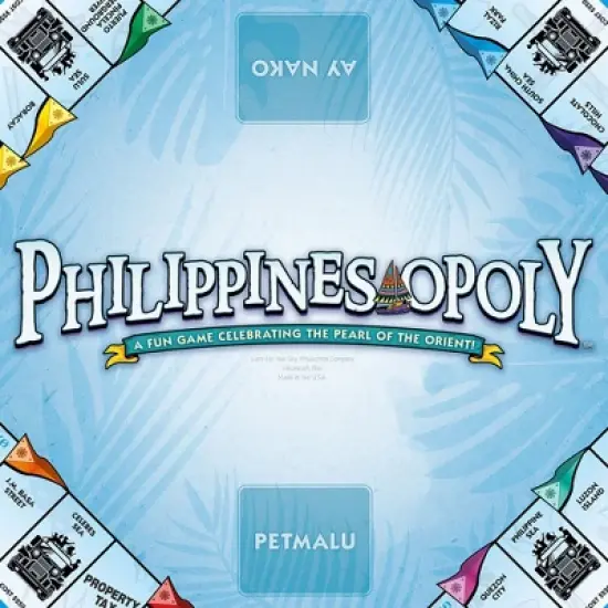 Late For The Sky: Philippines-Opoly Monopoly Board Game image {4}