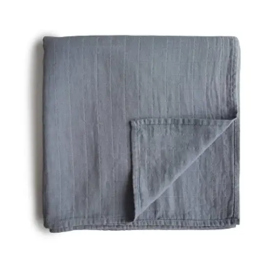 Mushie Muslin Swaddle Blanket Organic Cotton image {13}