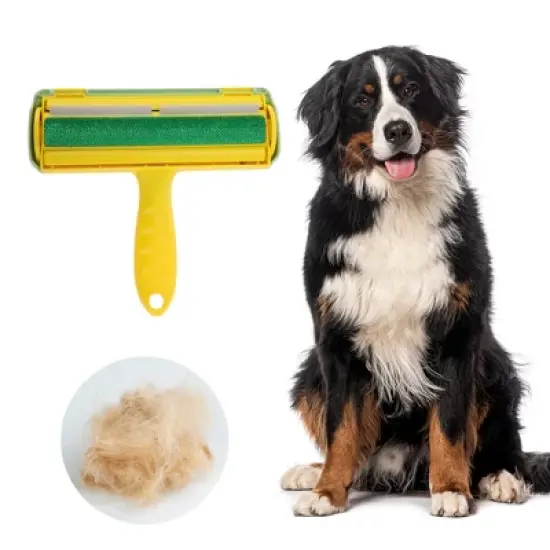 Unique Bargains Portable Roller Pet Hair Remover 1 Pc image {1}
