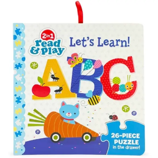 Let's Learn ABC - (2 in 1 Read & Play) by  Rufus Downy (Hardcover) image {1}