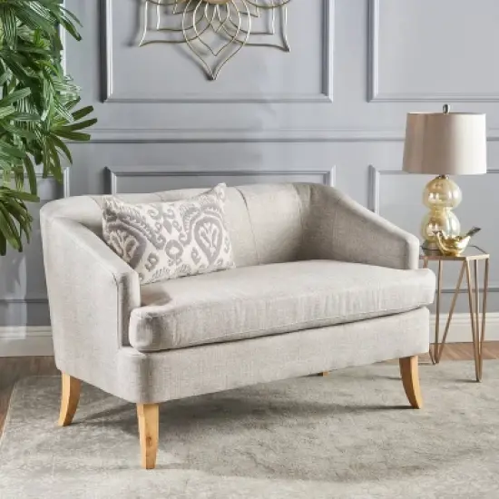 Sheena Mid Century Modern Loveseat - Christopher Knight Home image {1}