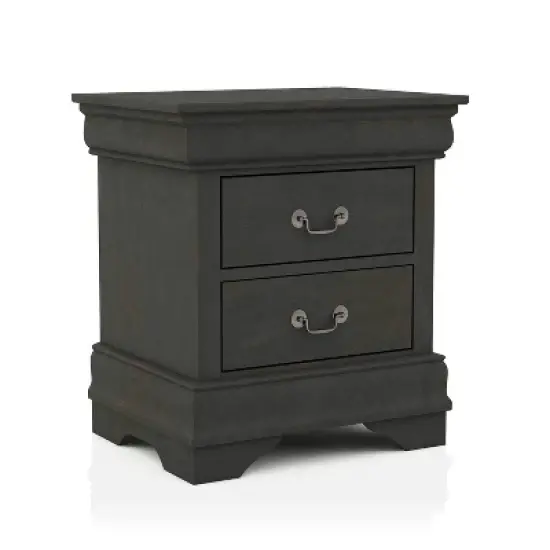 3pc Sliver Sleigh Bed with 2 Nightstands - HOMES: Inside + Out image {2}