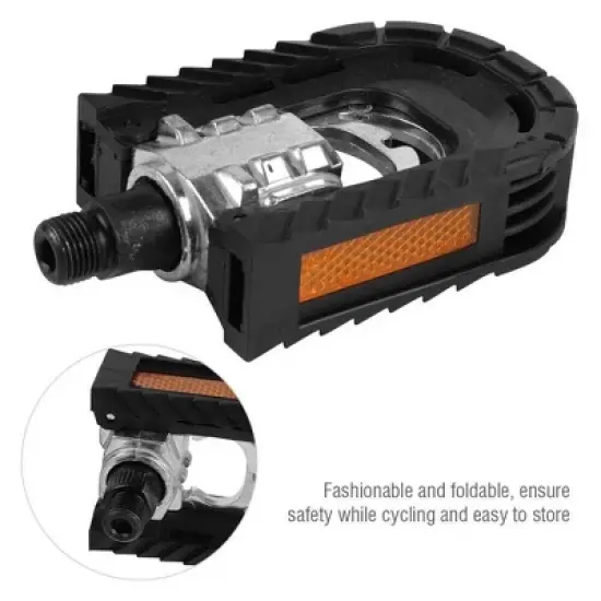 Aghana Digitals Aluminum Alloy Folding Bike Pedals with Anti-Skid Nails & Sealed Bearing for MTB, image {7}