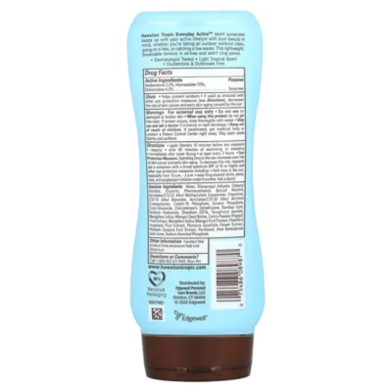 Hawaiian Tropic Sport Sunscreen Lotion, Everyday Active, SPF 30, 8 fl oz (236 ml) image {1}