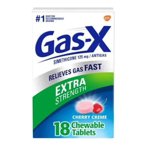 Gas-X Extra Strength Antigas Chewable Cherry Cr&egrave;me Tablets image {9}