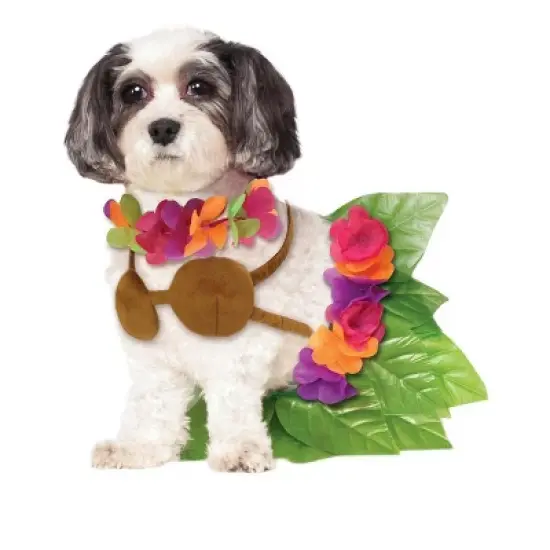 Rubie's Hula Girl Pet Costume, Medium image {1}
