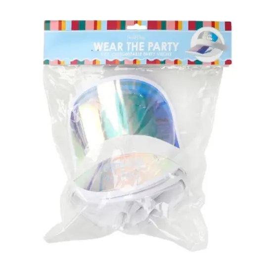 Packed Party Team Bride 4-Pack Holographic Visors image {5}