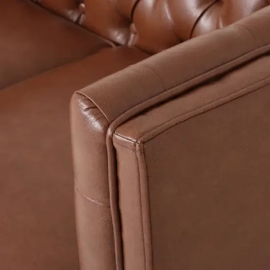 Holasek Contemporary Upholstered Tufted Loveseat - Christopher Knight Home image {8}