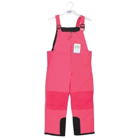 Hudson Baby Unisex Snow Bib Overalls, Solid Fuchsia image {1}