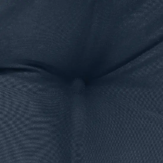Habitat Tufted Ultra Soft Comfortable Chair Pad Pack of 2 Each 15" X 15" Navy image {4}