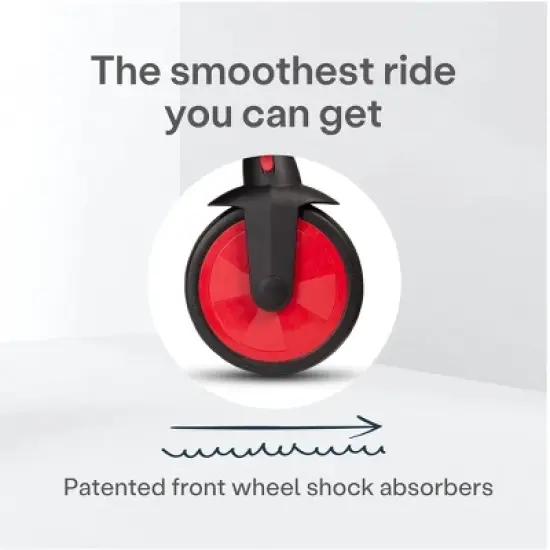 smarTrike STR7 Pushchair, Stroller, and Tricycle for 6-36 Months, With 5-Point Harness, Detachable Canopy, Storage bag, and Removeable Pedals, Red image {2}