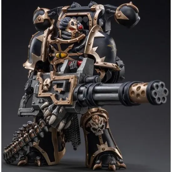 Marine 03 Black Legion Havocs 1/18 Scale | Warhammer 40K | Joy Toy Action figures image {4}