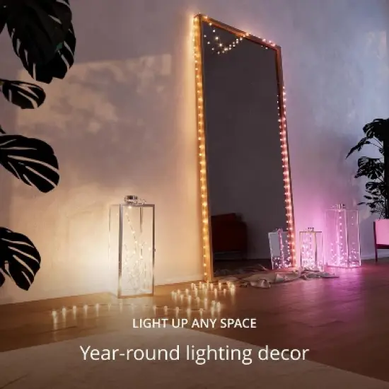 Twinkly Strings USB-C  100 Pearl-shaped RGB LEDs Green Wire USB-C image {8}