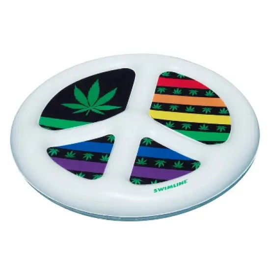 Swimline - Peace Mon' Island 66" Inflatable Pool Float image {4}