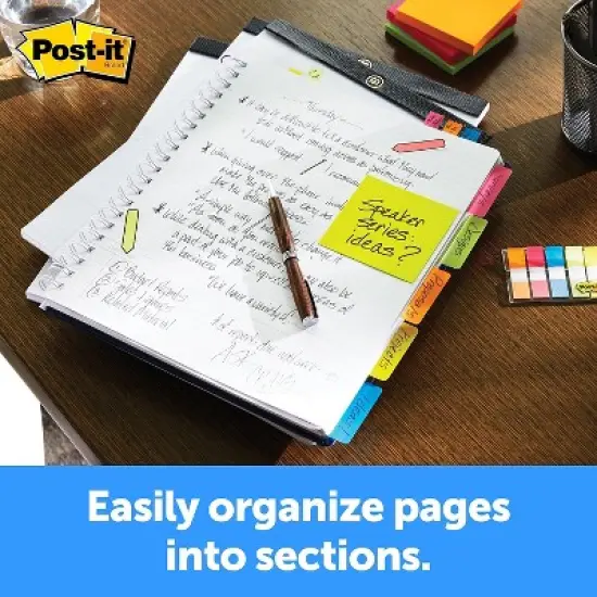 Post-it File Tabs 2 x 1 1/2 Assorted Pastel 24/Pack 686PWAV image {3}