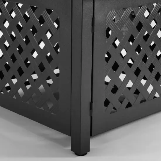 Tucson Square Fire Table Brown - Crosley image {8}