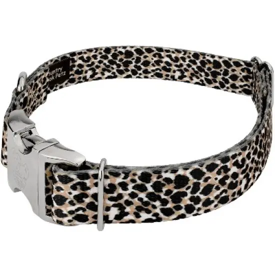 Country Brook Petz Premium Cheetah Dog Collar image {1}