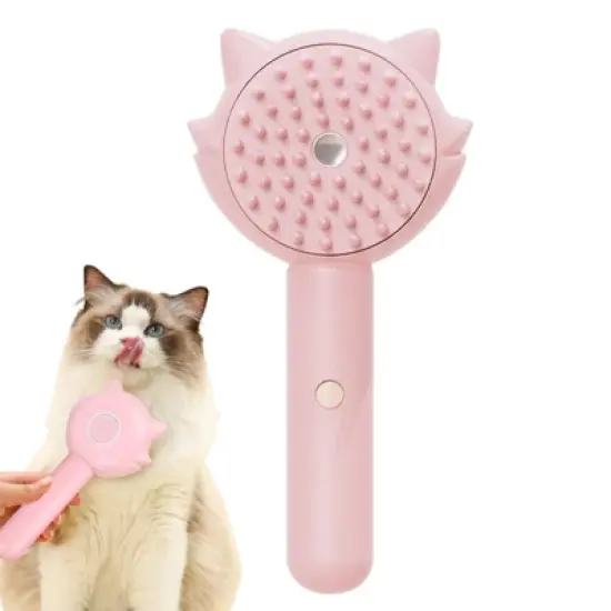BABYYER Pet Steam Brush Removes For Grooming - Comb For Puppies And Kittens Grooming Massage Cleaning Removal For Home Use Shower image {7}