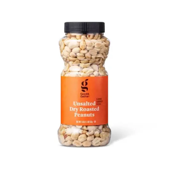 Unsalted Dry Roasted Peanuts - 16oz - Good & Gather&trade; image {3}