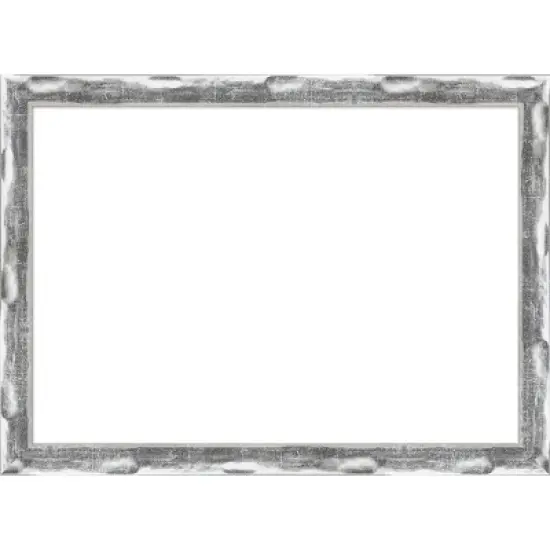 Amanti Art Scratched Wave Chrome Framed Dry Erase Magnetic Board image {9}