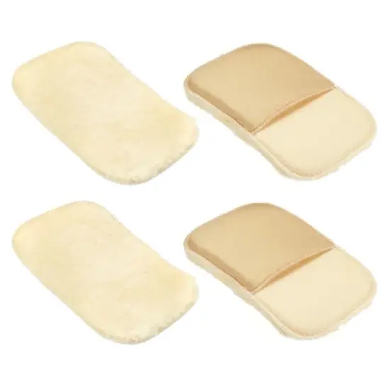 Unique Bargains Leather Boots Shoes Polishing Cleaning Shine Gloves 4 Pcs image {3}