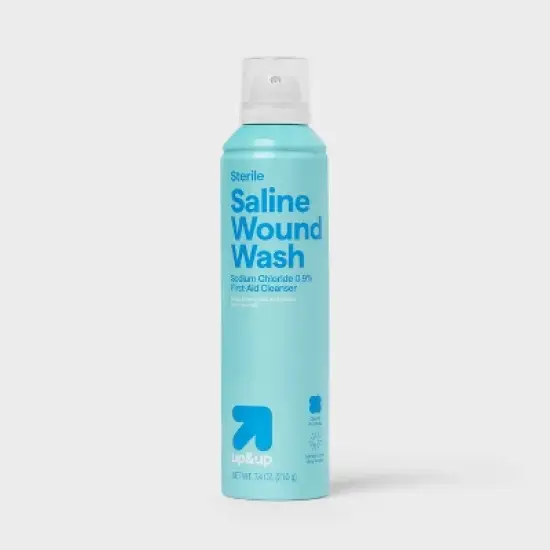 Saline Wound Wash - 7.4oz - up&up&trade; image {3}