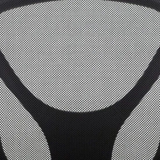 Flash Furniture Mid-Back Black Mesh Multifunction Swivel Ergonomic Task Office Chair with Adjustable Arms image {9}