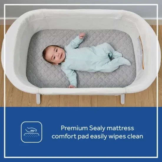 Sealy Airy Dreams 2-in-1 Bassinet & Bedside Sleeper image {7}