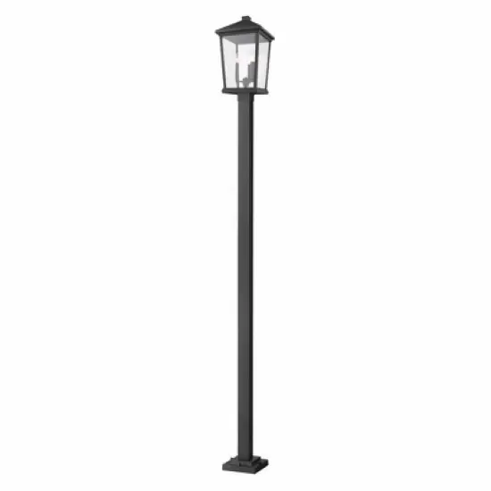 Beacon 12" Outdoor Aluminum Light - 3 Bulbs, Dimmable, Wet Rated, Traditional Style image {2}