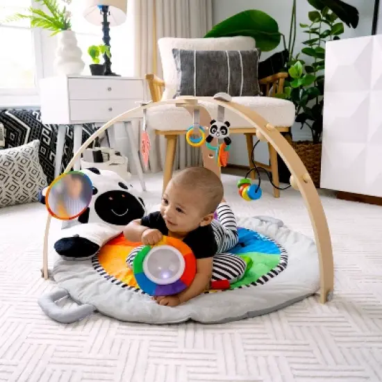 Baby Einstein Zen's Activity Milestones Plush Gym Playmat image {3}