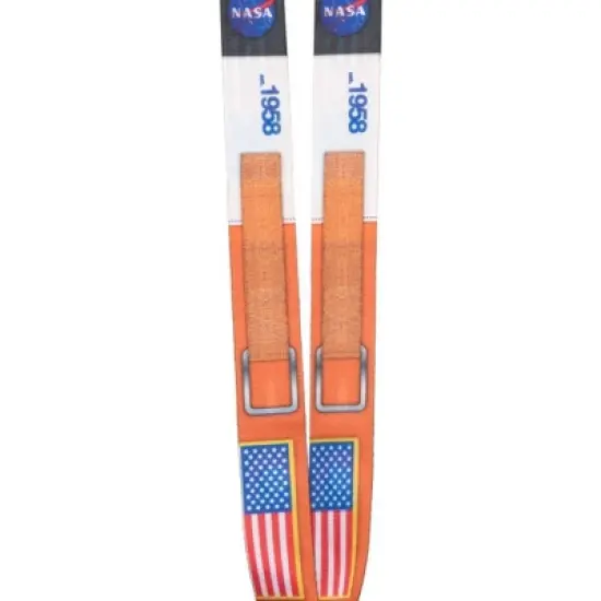 Orange Suit Up NASA Lanyard with NASA Logo Keychain image {3}