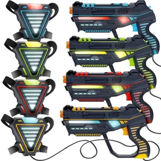 Squad Hero Rechargeable Laser Tag Set for Kids and Adults - Light Force Edition (Set of 4), Birthday Gifts for Boys image {2}