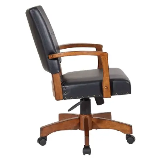 Wood Bankers Chair Black - OSP Home Furnishings image {2}