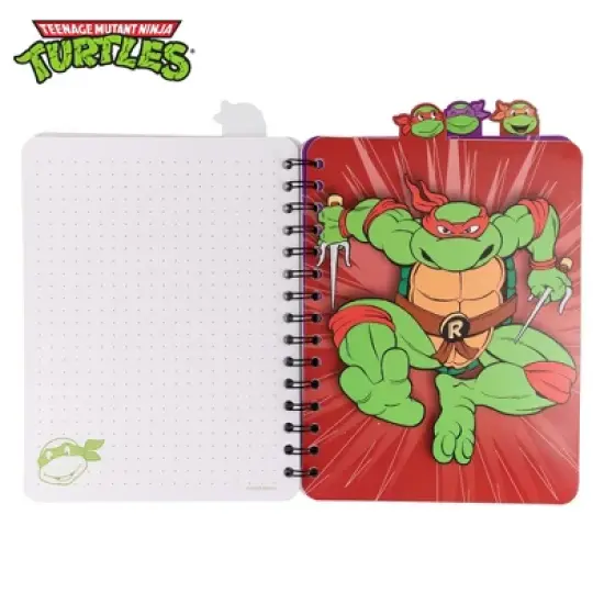 Inkology, LLC Teenage Mutant Ninja Turtles 4-Tab Spiral Notebook With 160 Dotted Sheets image {4}