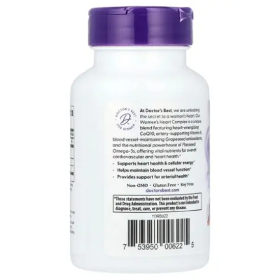 Doctor's Best Women's Heart Complex, 60 Softgels image {2}