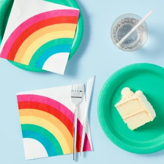 30ct Rainbow Lunch Napkins - Spritz&trade; image {1}