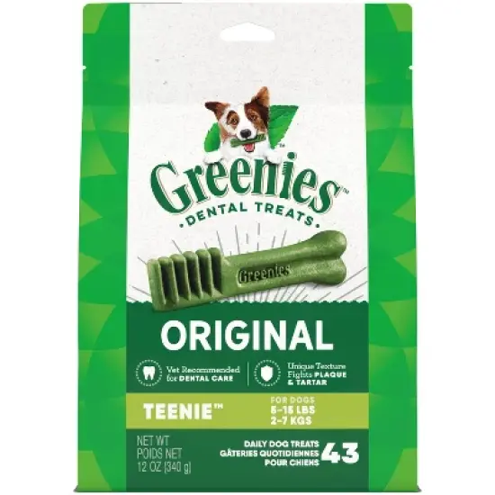 Greenies Teenie Original Chicken Dental Dog Treats image {9}