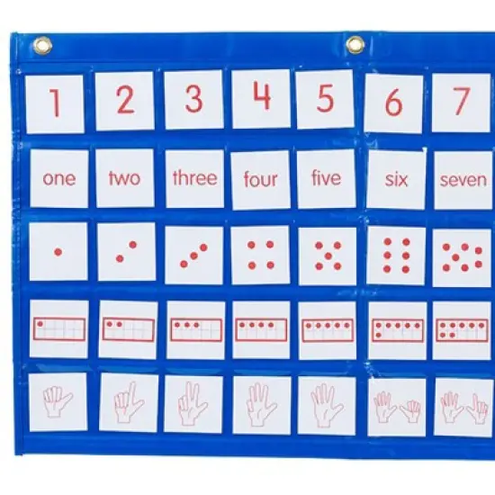 Didax Number Path Pocket Chart with Cards image {2}
