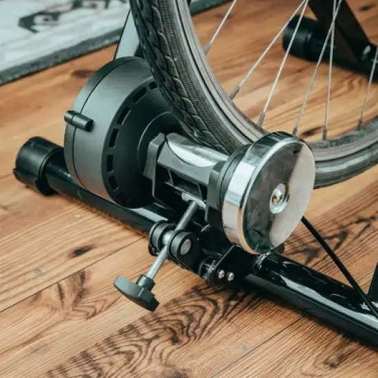 Alpcour Indoor Bike Trainer Stand - Stainless Steel, Magnetic Flywheel, 6 Resistance Settings image {5}