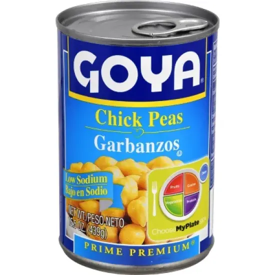 Goya Foods Low Sodium Chickpeas 15.5oz image {4}