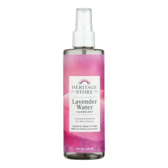 Heritage Store Lavender Water Calming Mist - 8 fz image {5}