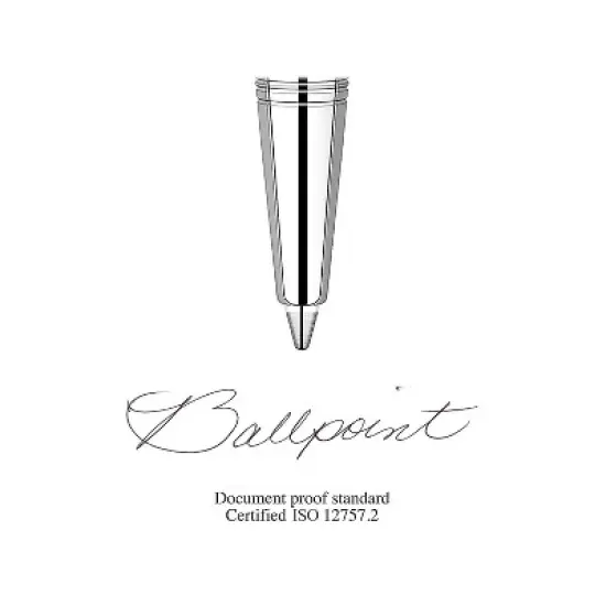 Parker Quinkflow Ballpoint Pen Refill 0.7 mm Medium Point Black Ink 3/Pack (2119151) image {3}