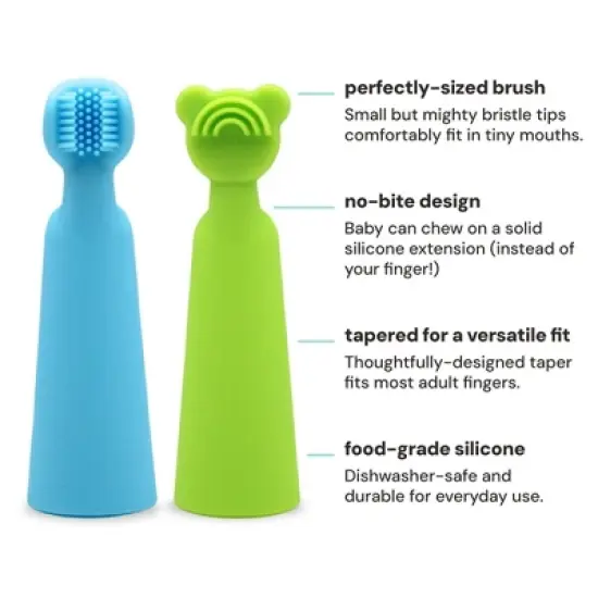 oogiebear Fingerbrush and Tongue Scraper image {3}