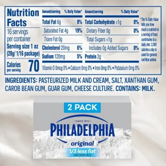 Philadelphia Neufchatel Cheese - 16oz image {4}