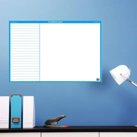 SwiftGlimpse 2024 Yearly Wall Calendar & Planner 32"x48" Blue image {2}