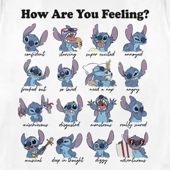 Women's Lilo & Stitch How Are You Feeling T-Shirt image {1}