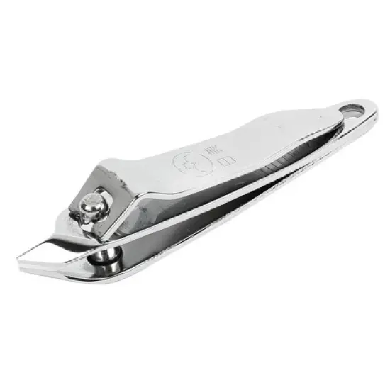 Unique Bargains Household Stainless Steel Slanted Tip Manicure Tool Pedicure Nail Clipper Cutter 1 Pc image {6}